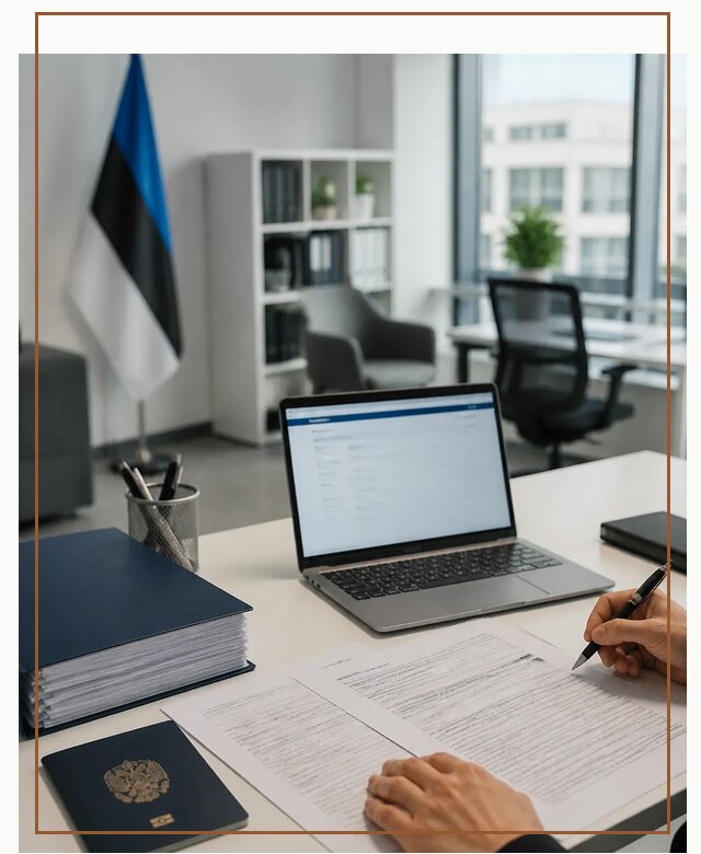 Оформление ВНЖ в Эстонии для переезда и легального проживания в Ртищеве