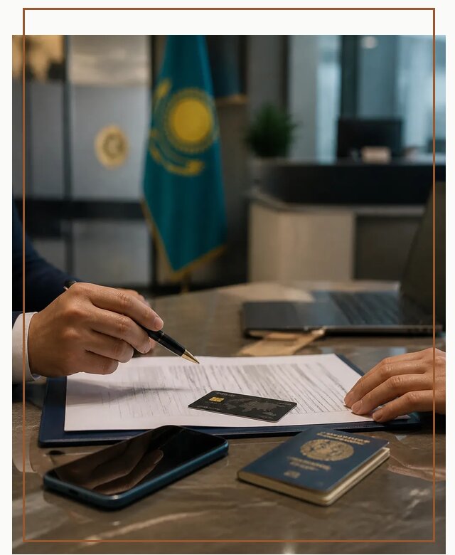 Открытие счета и банковской карты в Казахстане в Ртищеве